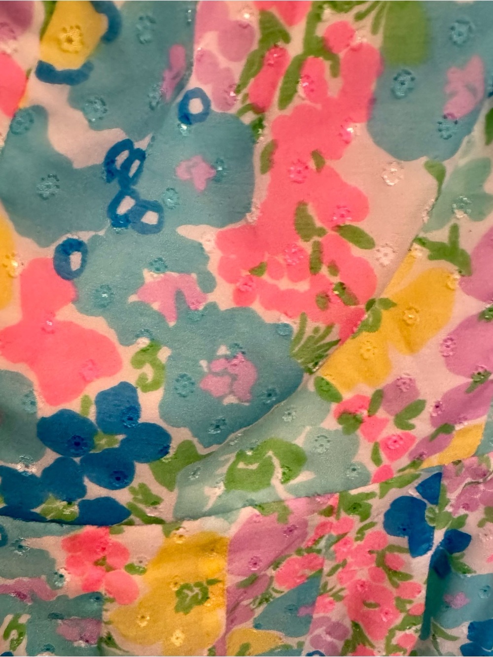 Lilly Pulitzer Pastel Floral Tank Dress in Blue, Pink, Yellow & Mint - Picture 5 of 5